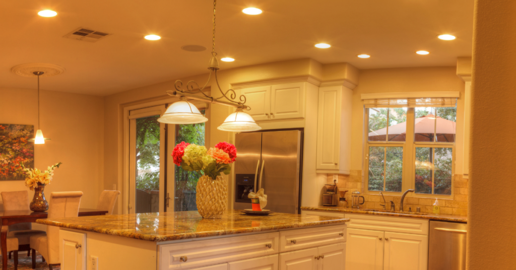 placing recessed lighting in kitchen