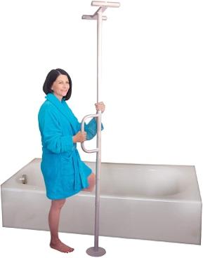 Able Life Universal Floor to Ceiling Grab Bar