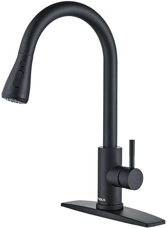 Forious Black Kitchen Faucet