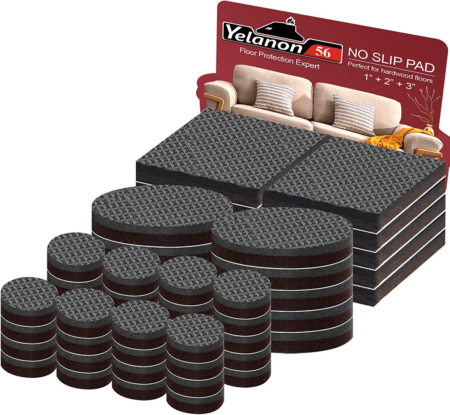 Yelanon Non Slip Furniture Pads 56 pcs